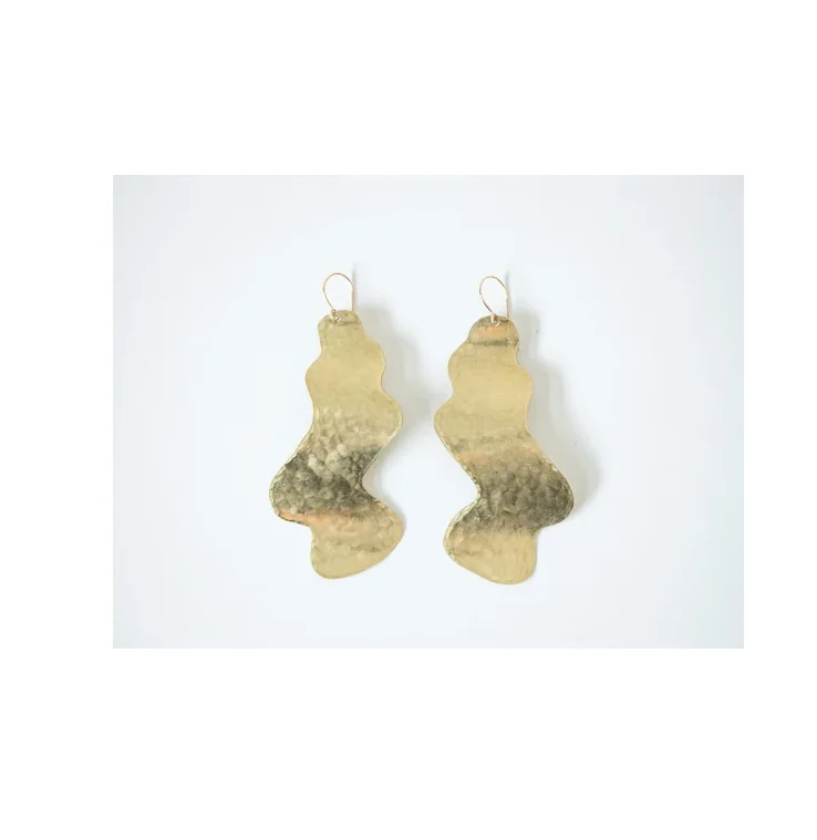 Superior quality Brass Jewelry earring round long women Necklaces accessories earrings at factory rate