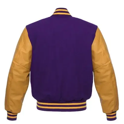 OEM ODM Casual Wear High Quality Customized Logo Printing Light Weight Full Sleeves Men Varsity Jacket