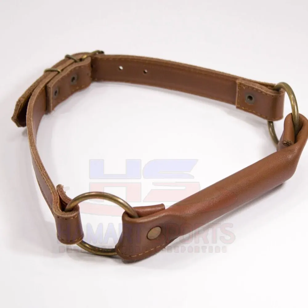 Leather Sex Products Bondage Belt Mouth Gag Soft Safety Silicone Open Mouth Gag