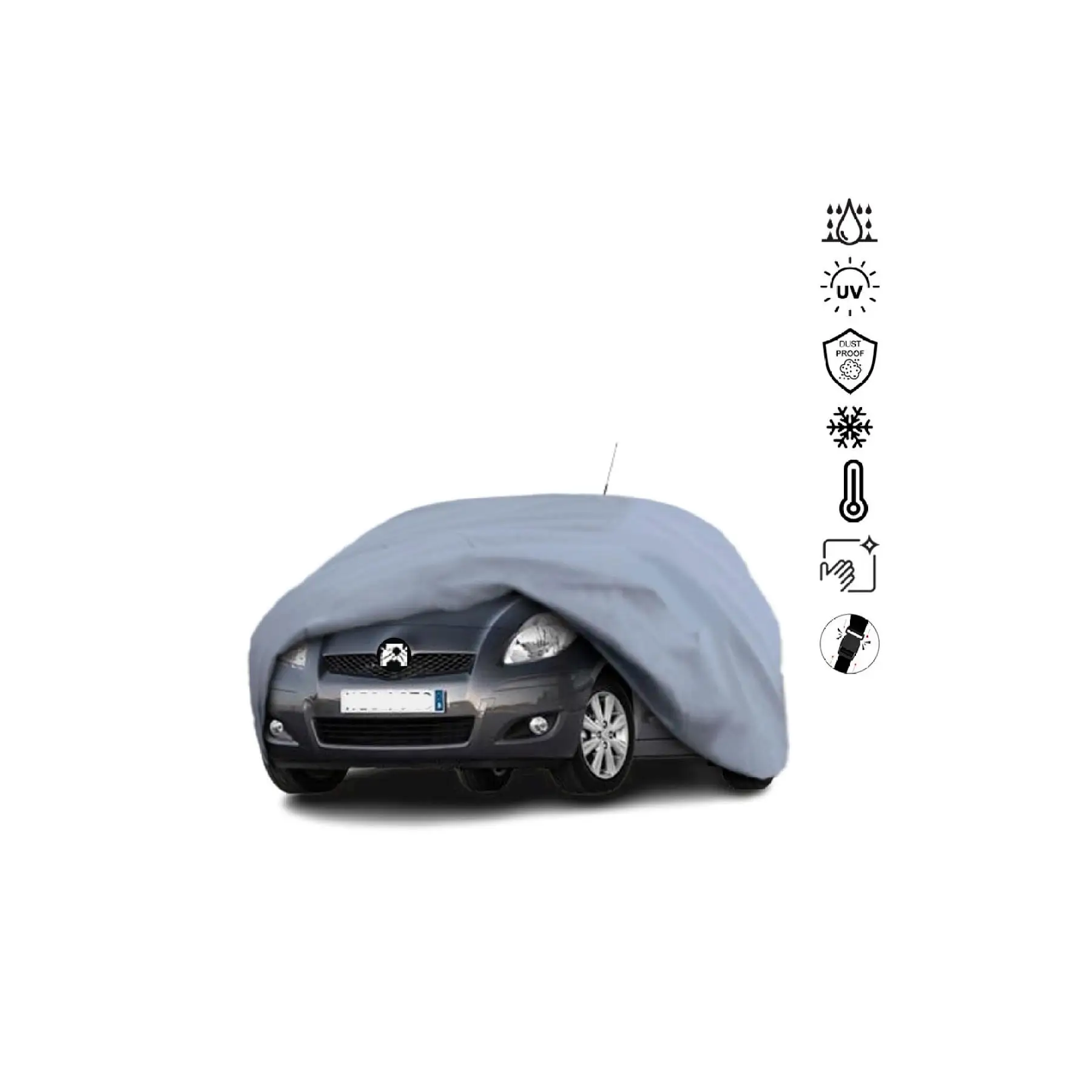 Toyota Yaris 2 (2005-2011) Miflon Waterproof Car Tarpaulin with UV Protector