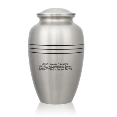 Top Selling Wholesale Metal Cremation Human Ashes Urn Lowest Price Funeral Supplies Adult Ashes Urns