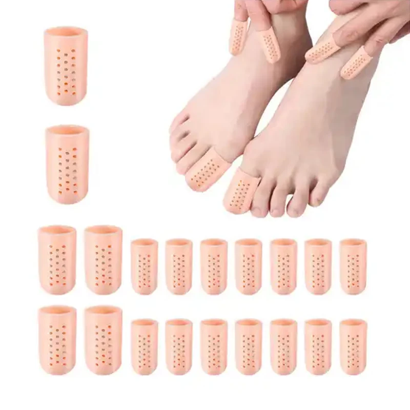 Big Toe Protector Breathable Gel Toe separator For Sneakers High Heel Casual Shoes Breathable Silicone Toe Sleeve