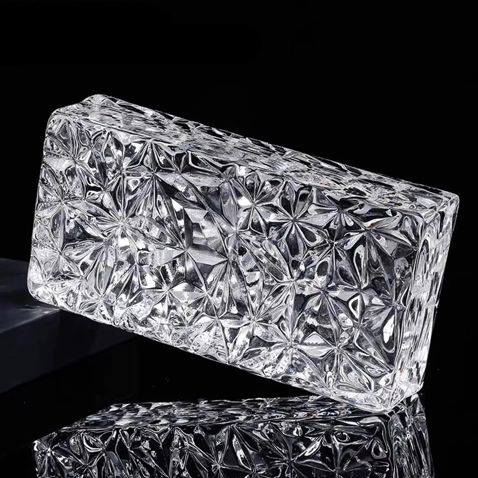 Hotel Club Sound Insulation Thermal Insulation Transparent Crystal Solid Glass Block/Brick