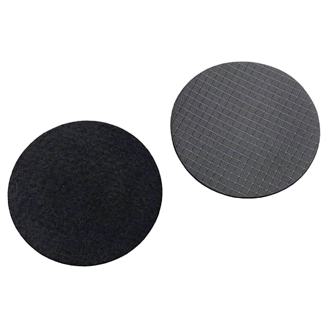 Non-Slip Non-Woven Fabric Round Coasters Square Coasters For Cups Glasses Mugs For Cafe Restaurant Bar
