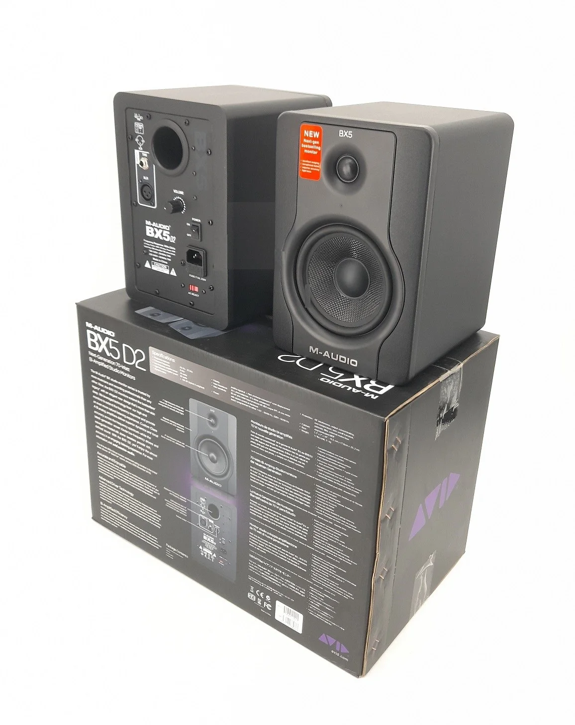 Assert New M Audio Bx5 Studio Monitor Speakers Available Discount Brand New Plus Warranty Offer