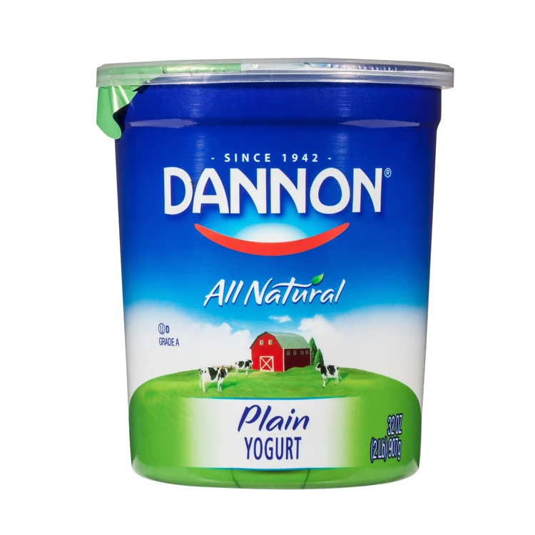 Экологически чистый одноразовый контейнер Dannon йогурт Ванна на заказ замороженный