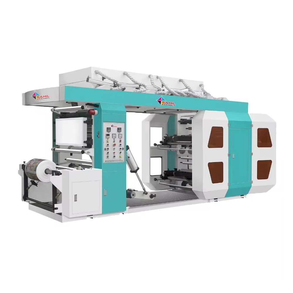 Высокоскоростная флексографическая печатная машина рулонная