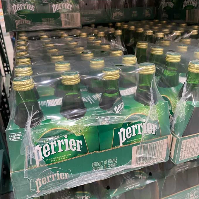 Premium Perrier Carbonated Natural Lemon Flavour Mineral Water 250ml