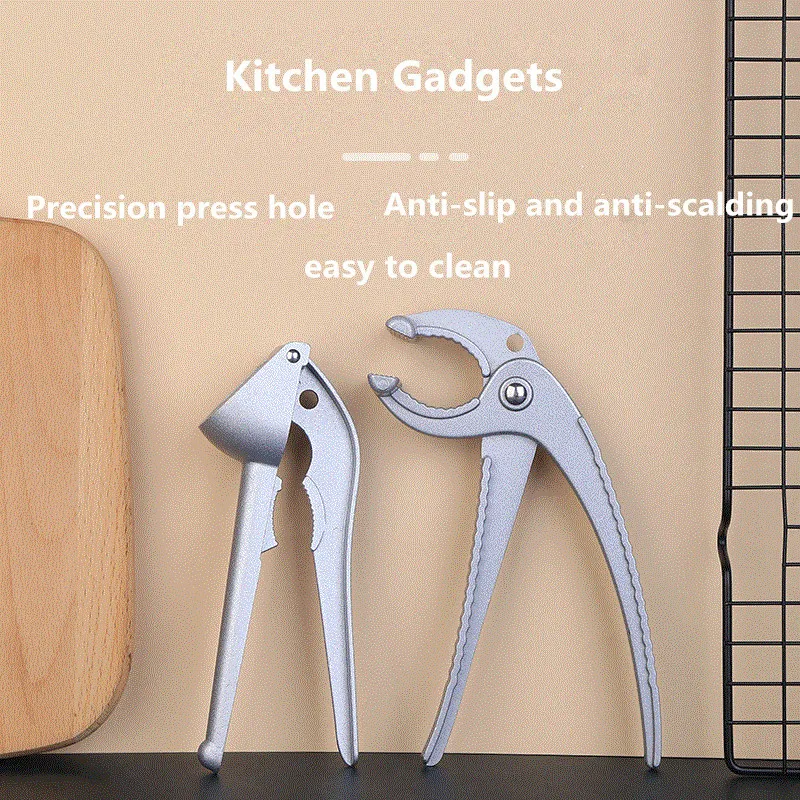 2519 Творческий оптовая продажа алюминиевого сплава руководство Чеснок дробилка Кухонные гаджеты устройство для очистки чеснока от шелухи приготовления пищи зажим