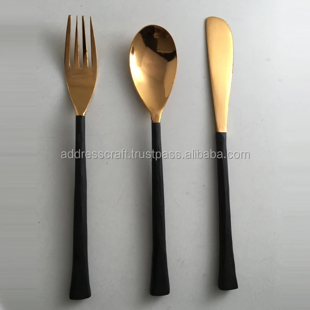 Hot selling New Style Decorative Style Stainless Steel And Resin Material Use Salad Server Salad Tool Home Hotel Restaurants Use