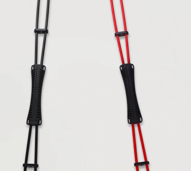 High quality  fitness training elastic rod detachable vibrating elastic bar gym two-rod flexi bar