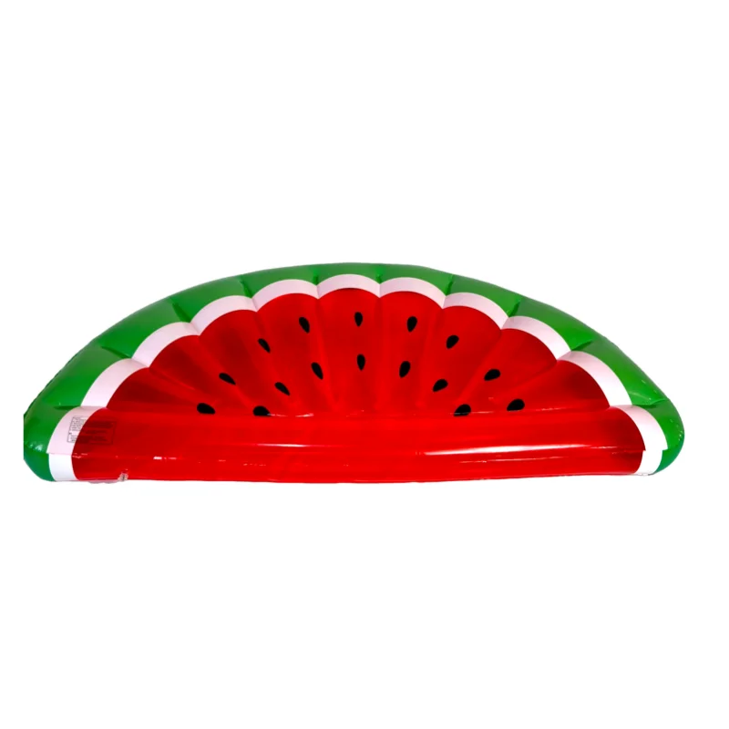Hot Sale Large PVC Inflatable Half Watermelon Slice Pool Float Lounge Fruit Mattress Beach Water Toy Inflatable Pool Floater