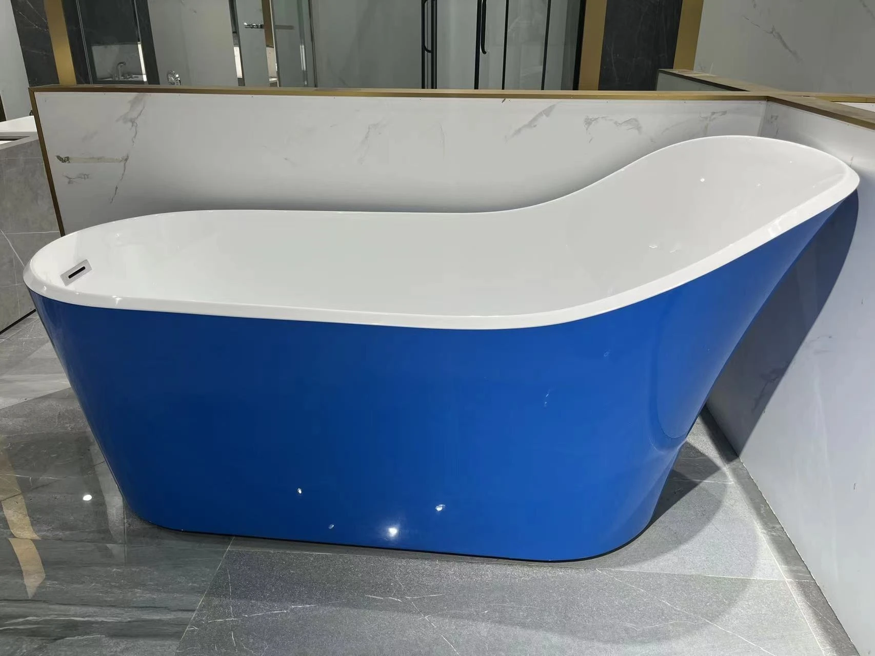 Acrylic Bathtub Manufacturer Small Double Slipper Stand Alone Bath Tub White Acrylic Free Standing Bath Tubs