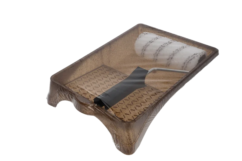 Set Paint Roller MF fi 48 1 brown 18 cm, dedicated handle 8/18, paint tray from Rolmaster - Painting Tools Multipack