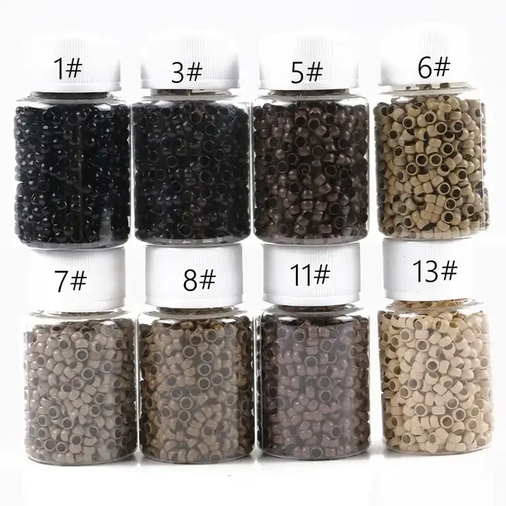 Wholesale Nano Ring 2.5mm 2.9mm 4.0mm Copper Nano Micro Link Nano Beads for Hair Extensions