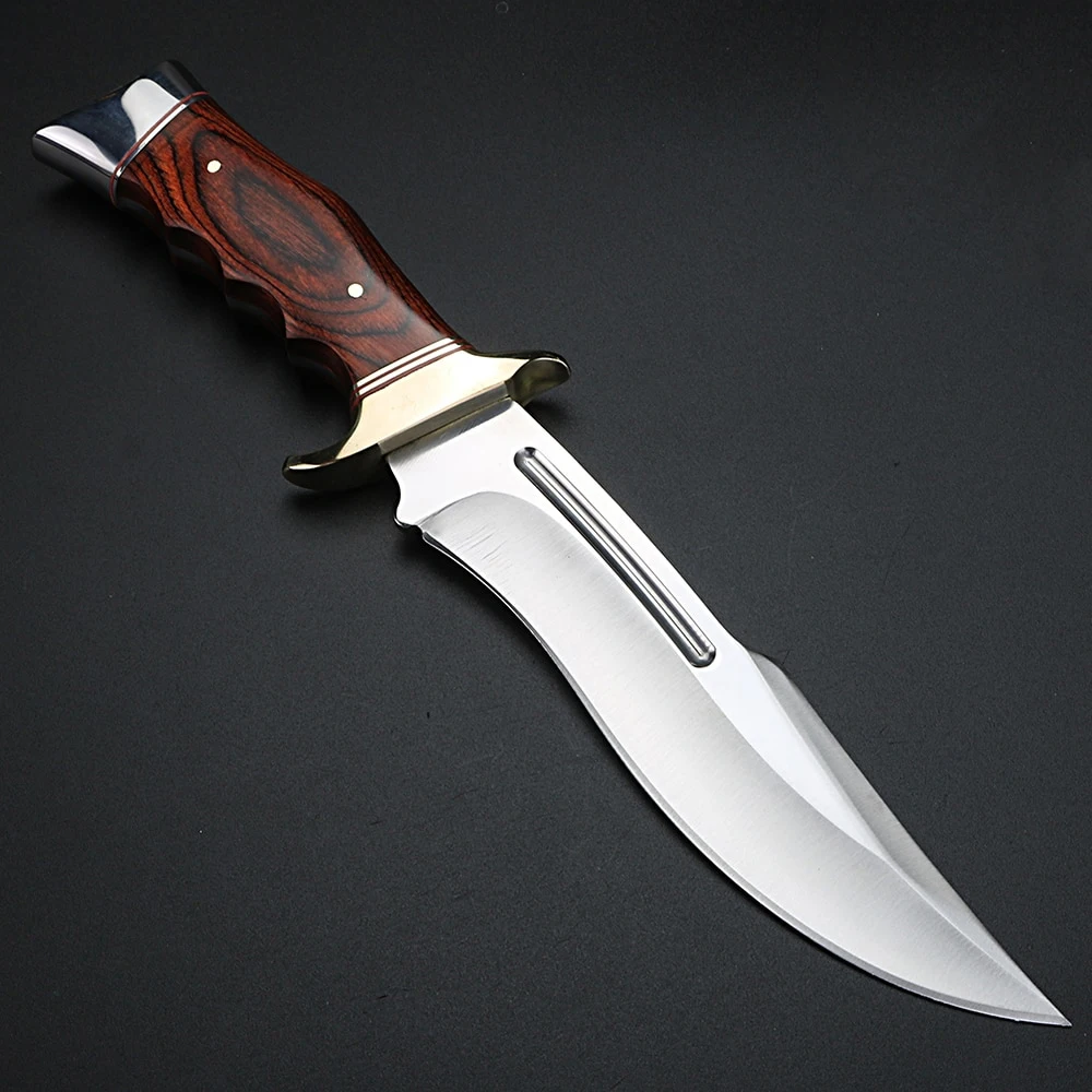 Cheap Price 2022 Light Weight OEM ODM Latest Design Carbon Steel Material Hunting Knives In Solid Color