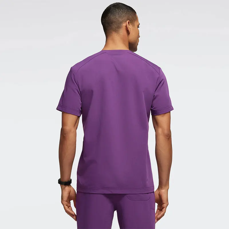 Protective Female and Male Hospital Workwear Short/Long Sleeve Medical Uniforms Designs