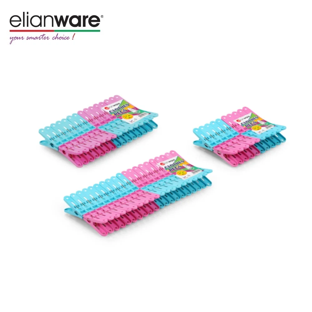 Elianware High Quality Plastic (PP) Clothes Pegs Clothe Hanging Pegs Clothe Pins from Manufacturer Malaysia