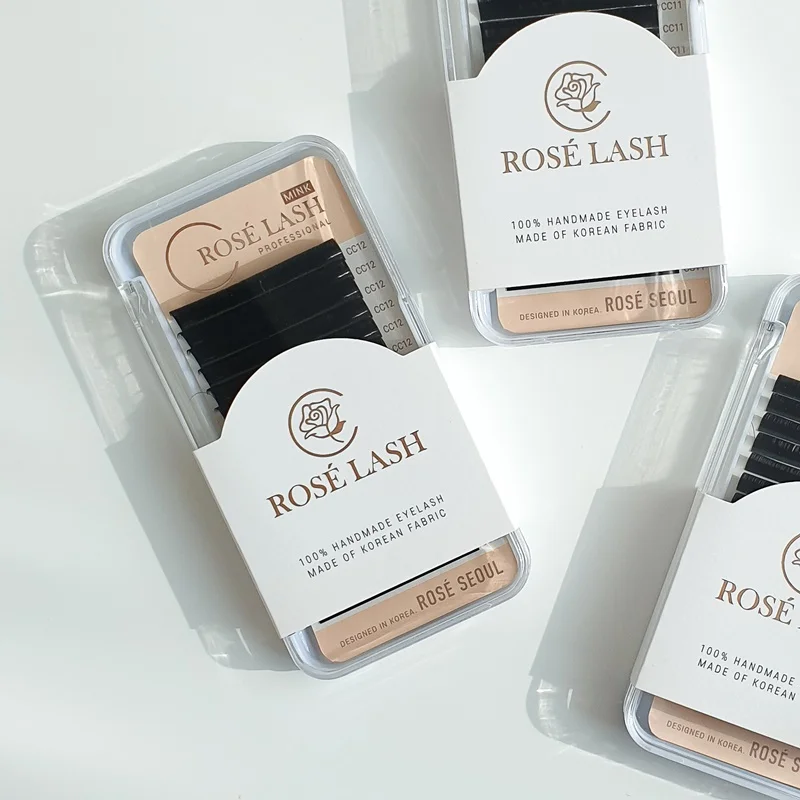 [ROSE LASH] Premium Mink Eyelash Extensions, Korean PBT materiel Eyelash Accessories