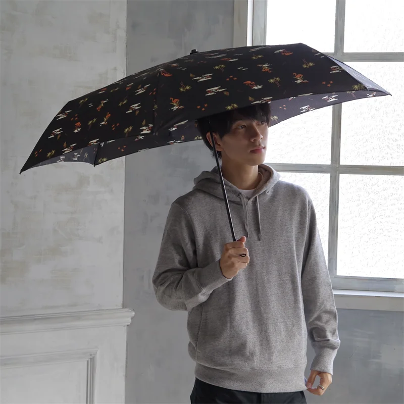 designer umbrella flamingo mini