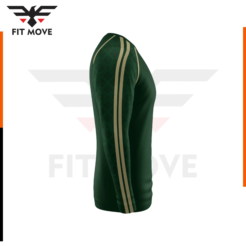 wholesale polyester quick dry Men And Women Long Sleeves t shirt sport running marathon sublimation full print T Shirt