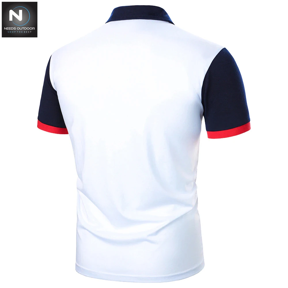 New 100% Cotton Polo Shirts For Men Wholesale Casual Wear Stylish Short Sleeve Polo Shirts By NEEDS OUTDOOR