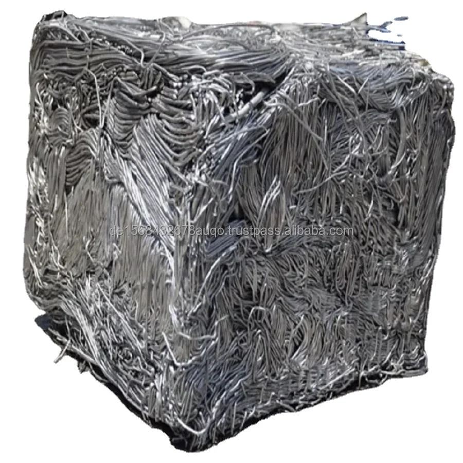 99.99% Aluminum Scrap 25kg Block of High Purity Aluminium Wire Scrap
