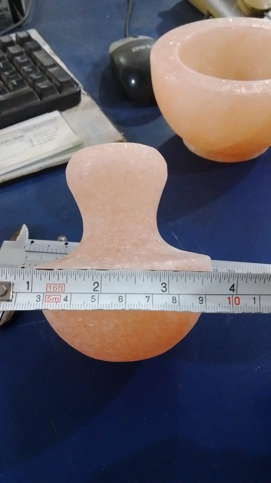Butiful Salt Crystal Machine  Crafted Accurate Size Unique Design Morter n Pestal Available at Wholesale Direct Factory Pakistan