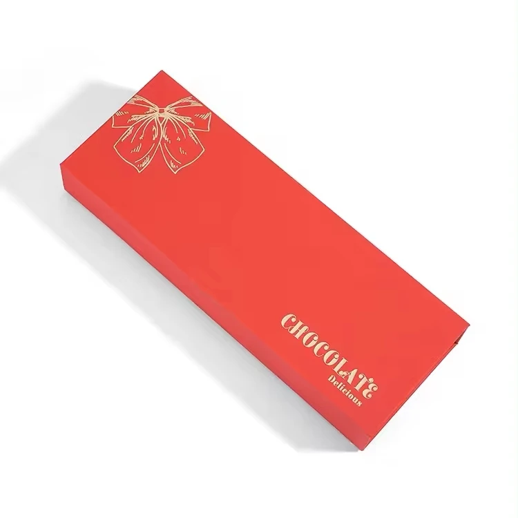 Wholesale Luxury Cardboard Gift Box Custom Chocolate Packaging Box with 6/8/10/12/16 Pieces Glossy Lamination and UV Coating