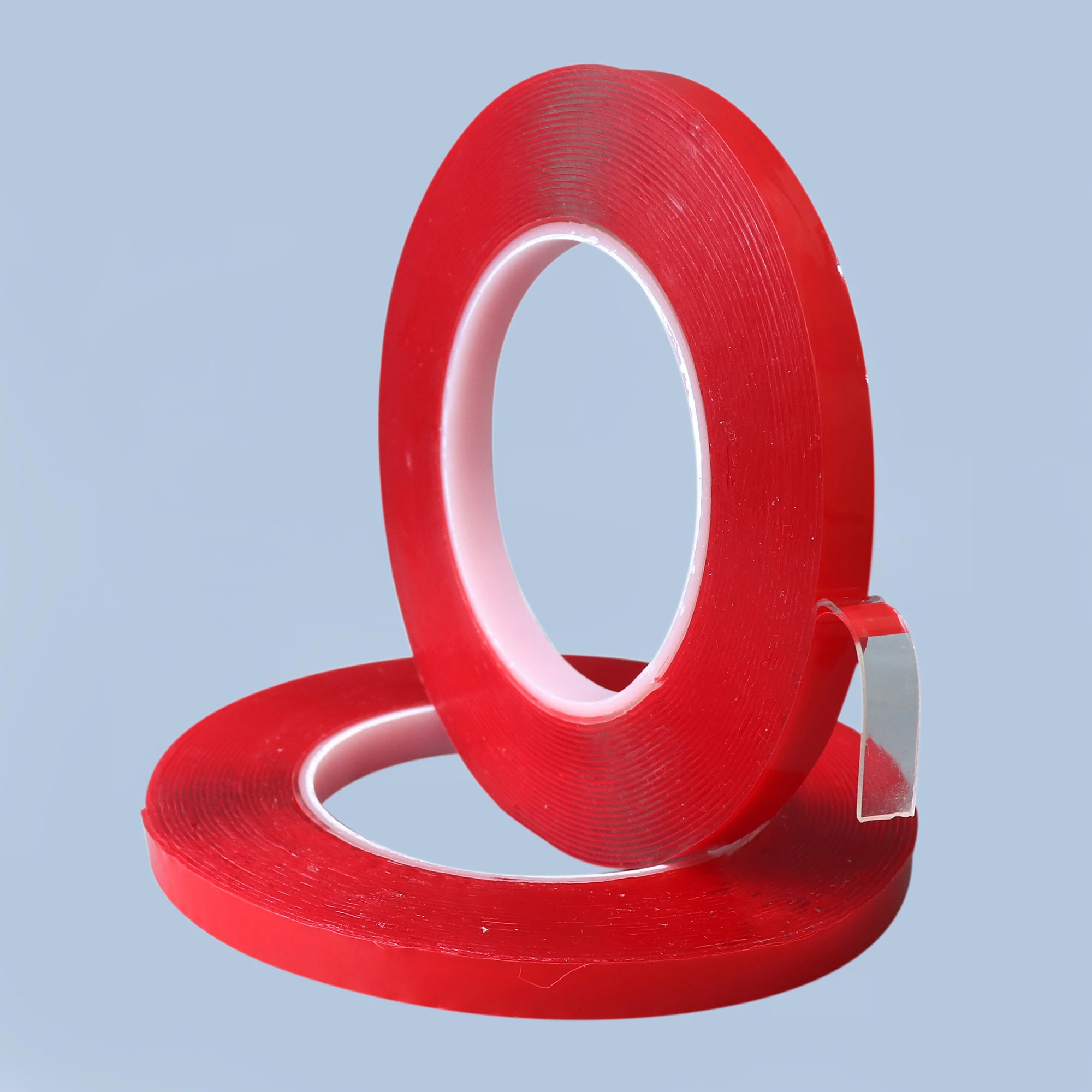 Malaysia High Quality Hot Melt 12mm x 8m High Adhesive Clear Double Side Tape Watertight Acrylic Foam Material For Carton Use