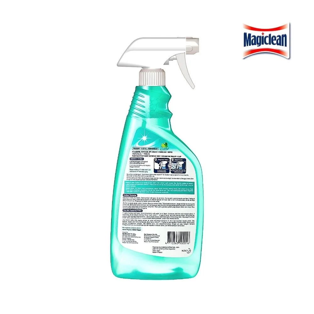 Top Sale Japan Technology Household Cleaning Detergents Liquid Powerful Magiclean Lime Scent Kitchen Cleaner Trigger 500ml