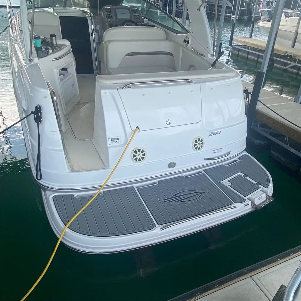 2000 Monterey 262 Cruiser Swim Platform 2024-7-1 Brushed Technology Super Durable High Quality Boat Flooring