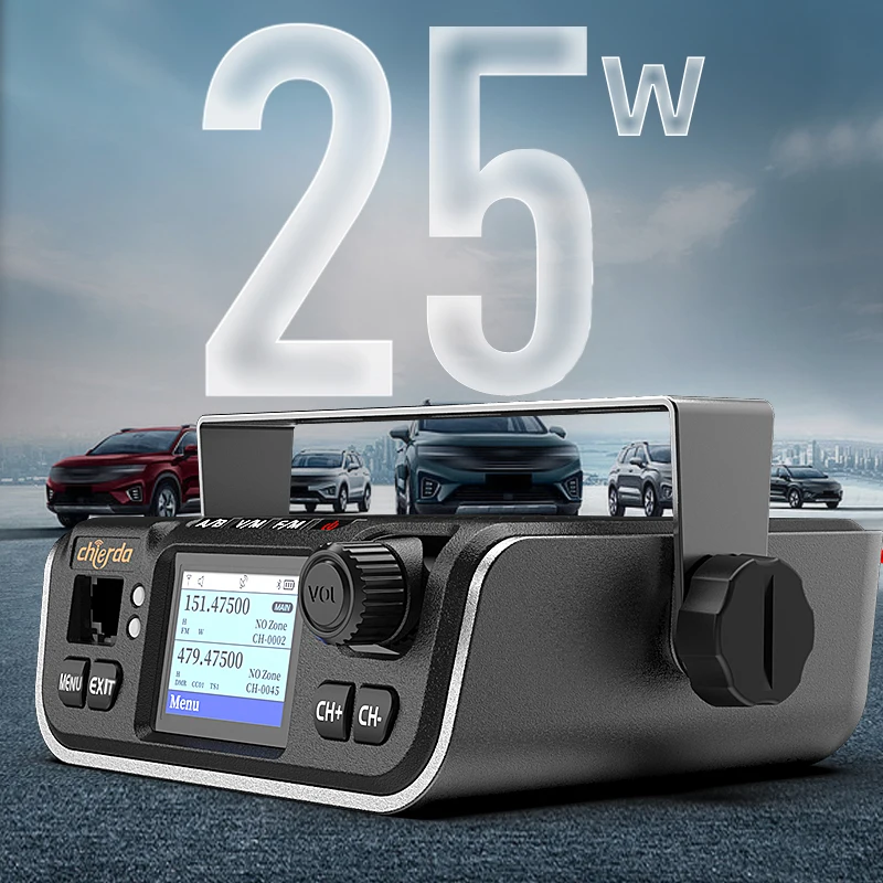 Starft M520D Mobile Radio Vehicle Walkie Talkie Digital DMR and Analog Dual Modes Full Frequency UHF VHF FM GPS Transceiver