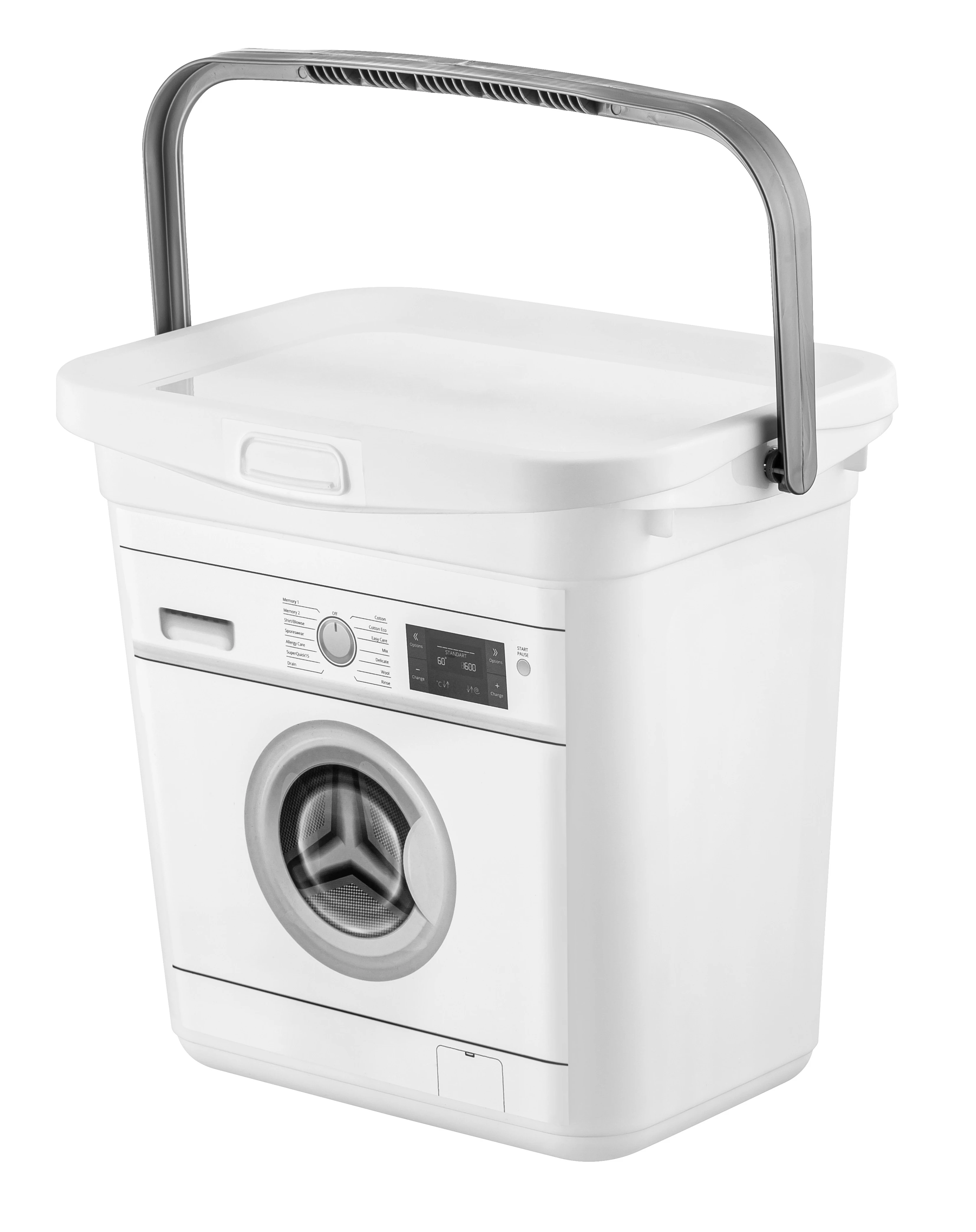 6L Multibox Detergent Storage Container Washing Machine Pattern Box Household Cleaning Supplies Organizer with Handle