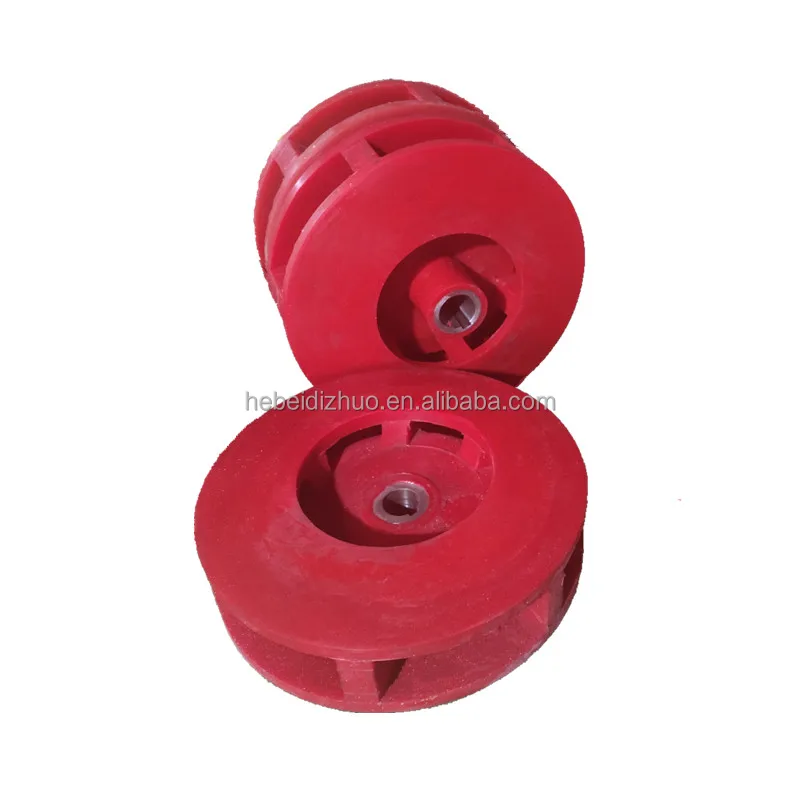 mining flotation spare parts PU impeller cover plate customized polyurethane flotation stator and rotor