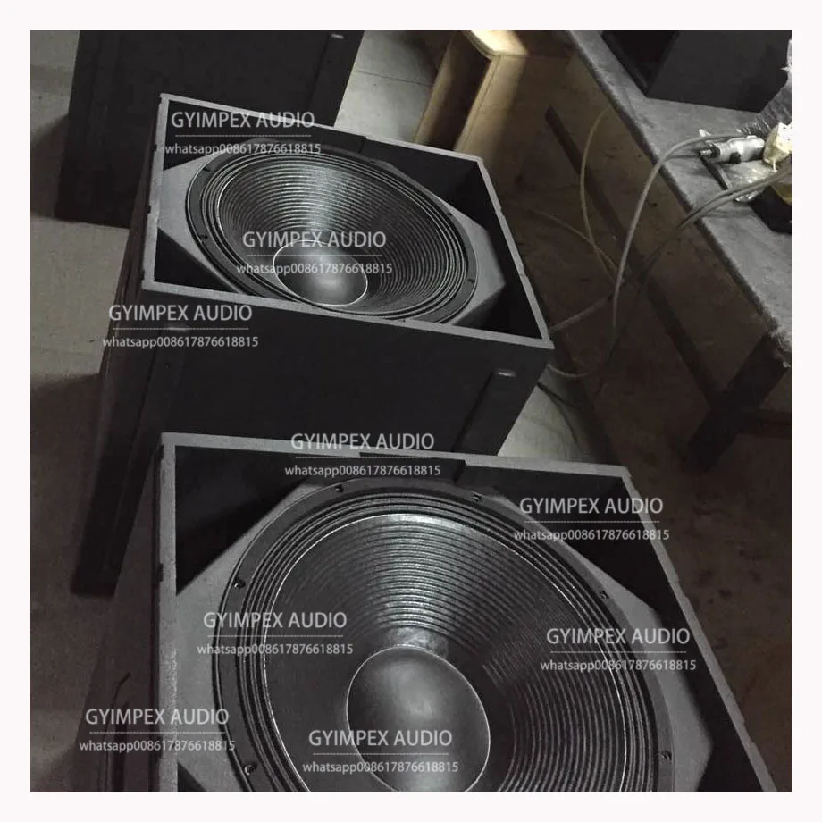 Professional Subwoofer Loudspeaker peak 1600 Watt Big Power Outdoor DJ Enclosure