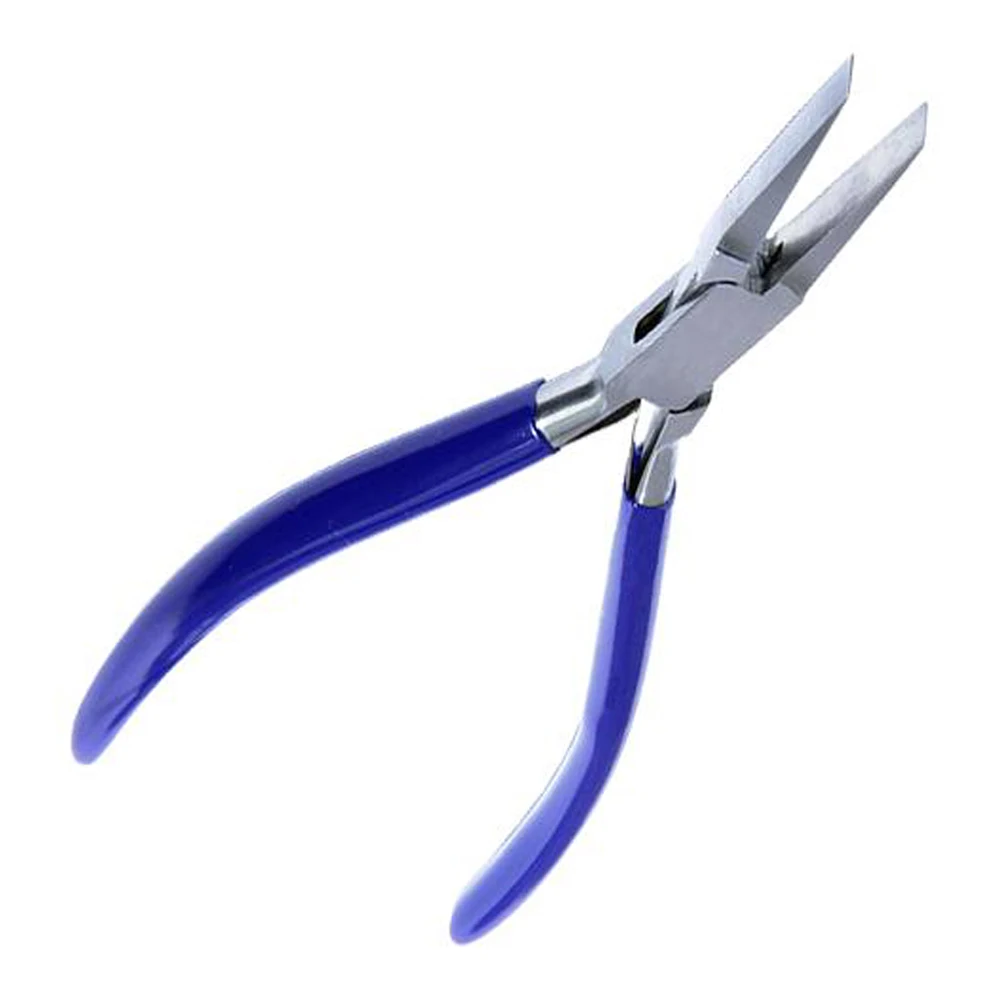 German Stainless Steel Flat Jewelry Tools Hand Tools Flat Nose Pliers Ring Wire Bending Looping Jewelry Plier