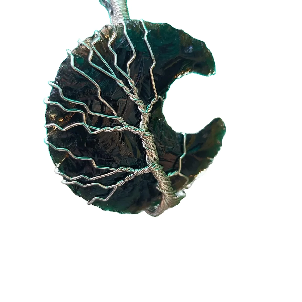 Ожерелье из хрустальных точек проволока натуральный тигровый глаз золото натуральная любовь OEM подвеска на заказ от кристаллов поставка Индии