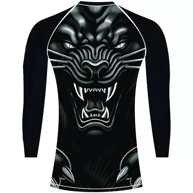 Unisex Bjj Rash guards Long Sleeves Top Quality BJJ MMA Compression Shirts Rash Guards For BJJ Rash Guard MMA Workout Gym