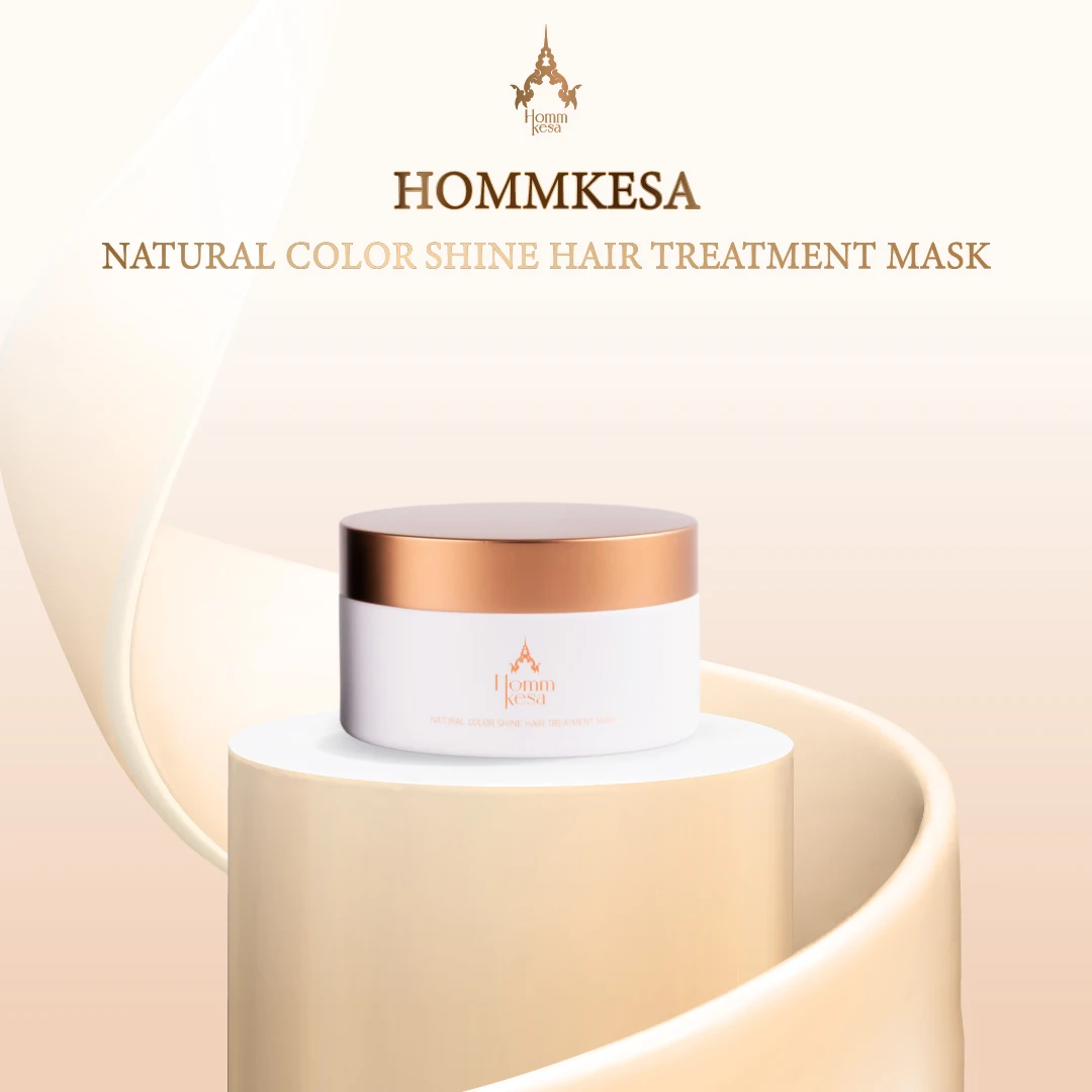 Hommkesa natural Color Shine Hair Treatment Mask 250ml 1 box 24 pieces