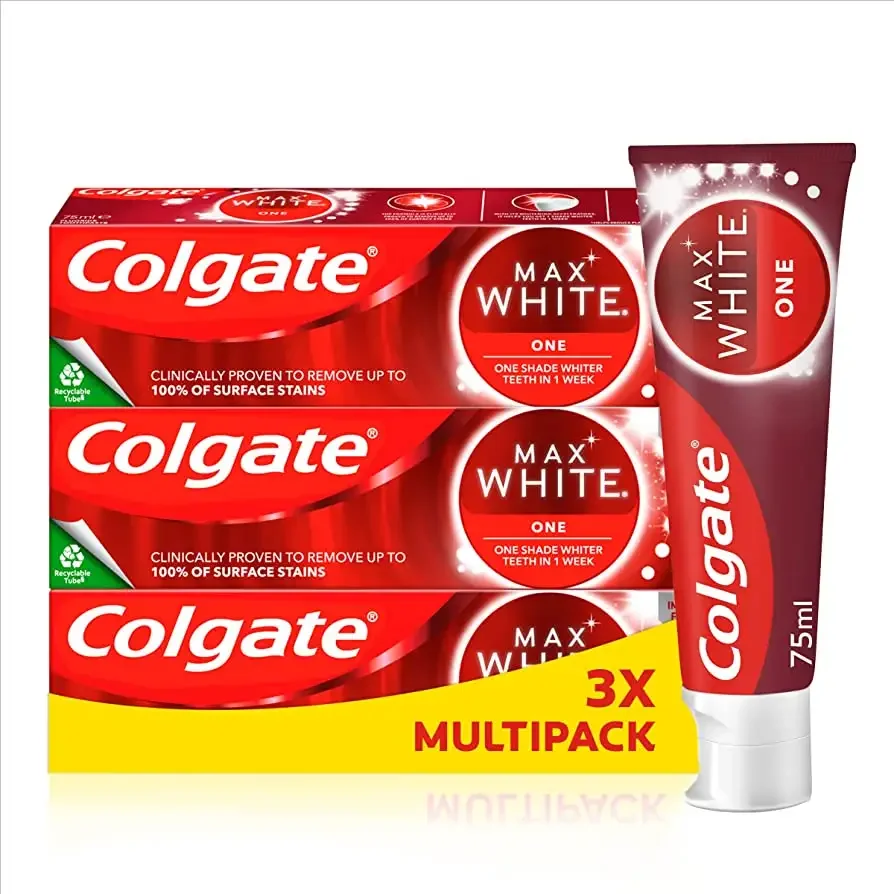 Colgate Toothpaste Optic Colgate Max White One Shade