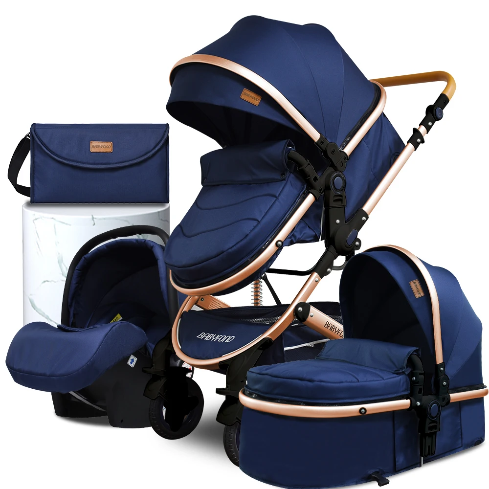 Baby stroller 3 in Luxury Baby Stroller 3 in 1 Folding bi-directional