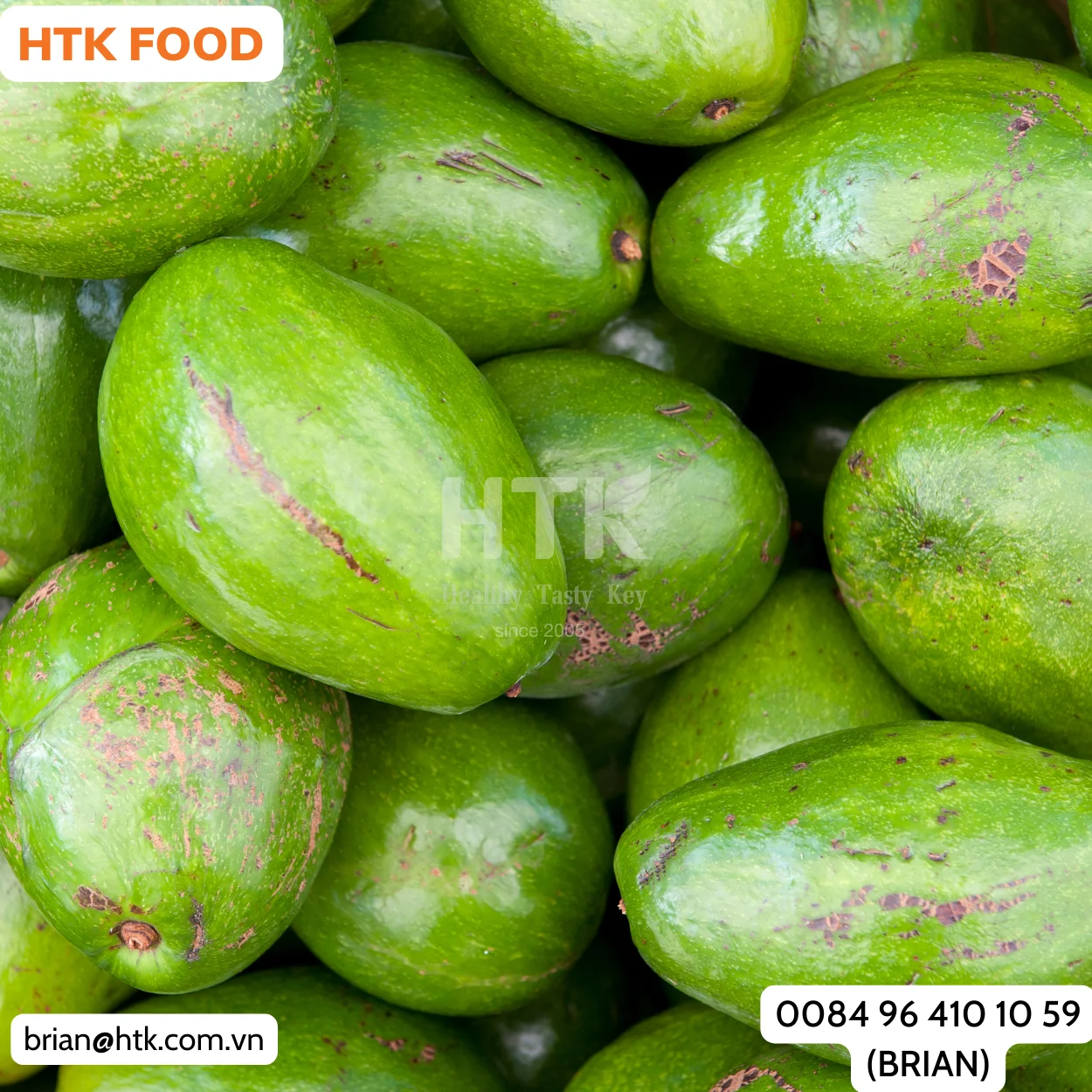 100% натуральная замороженная авокадо пюре сделано во Вьетнаме завод HTK FOOD &