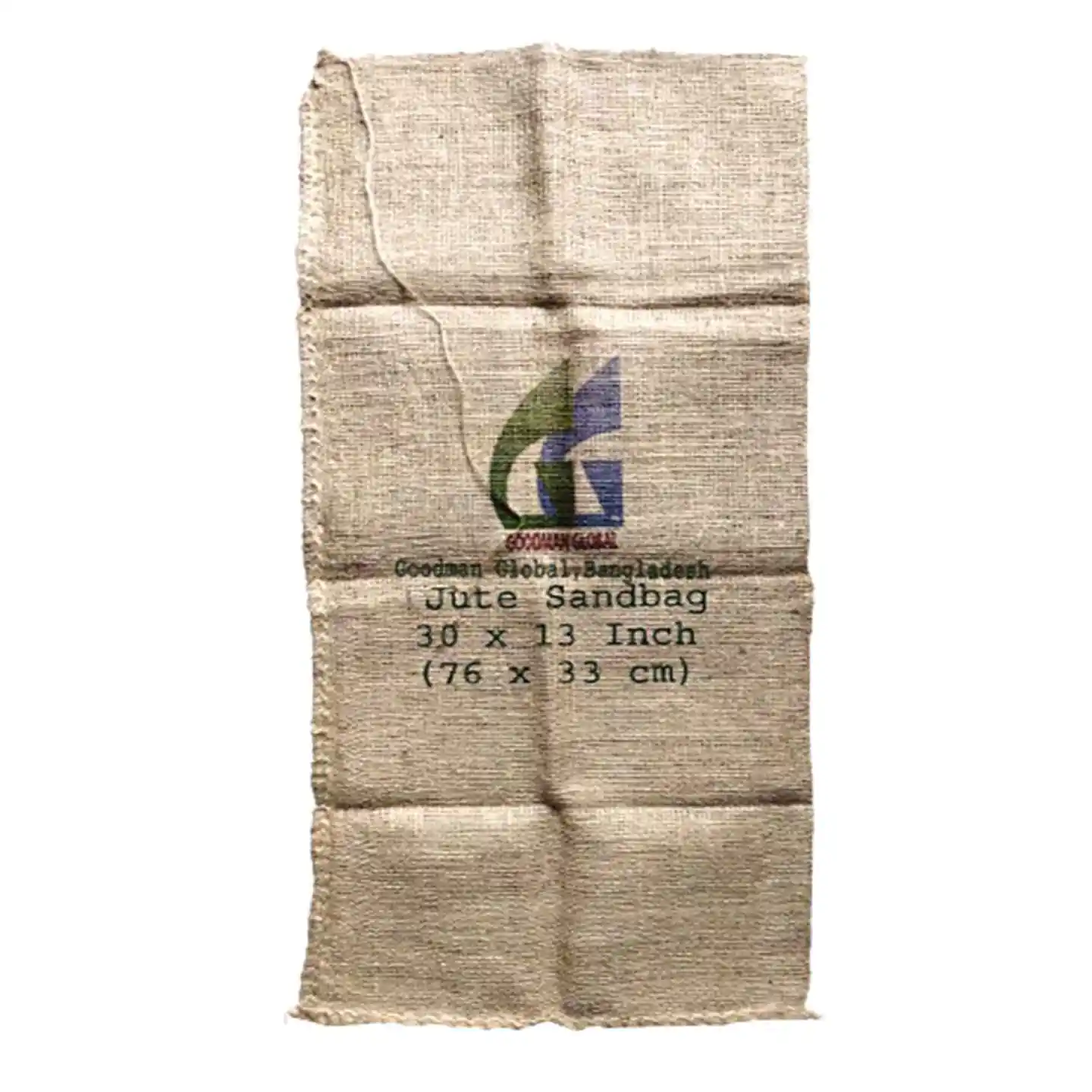 30x13 inch 120g top grade hessian sandbag for erosion control burlap sandbags Manufacturer Goodman Global Bangladesh