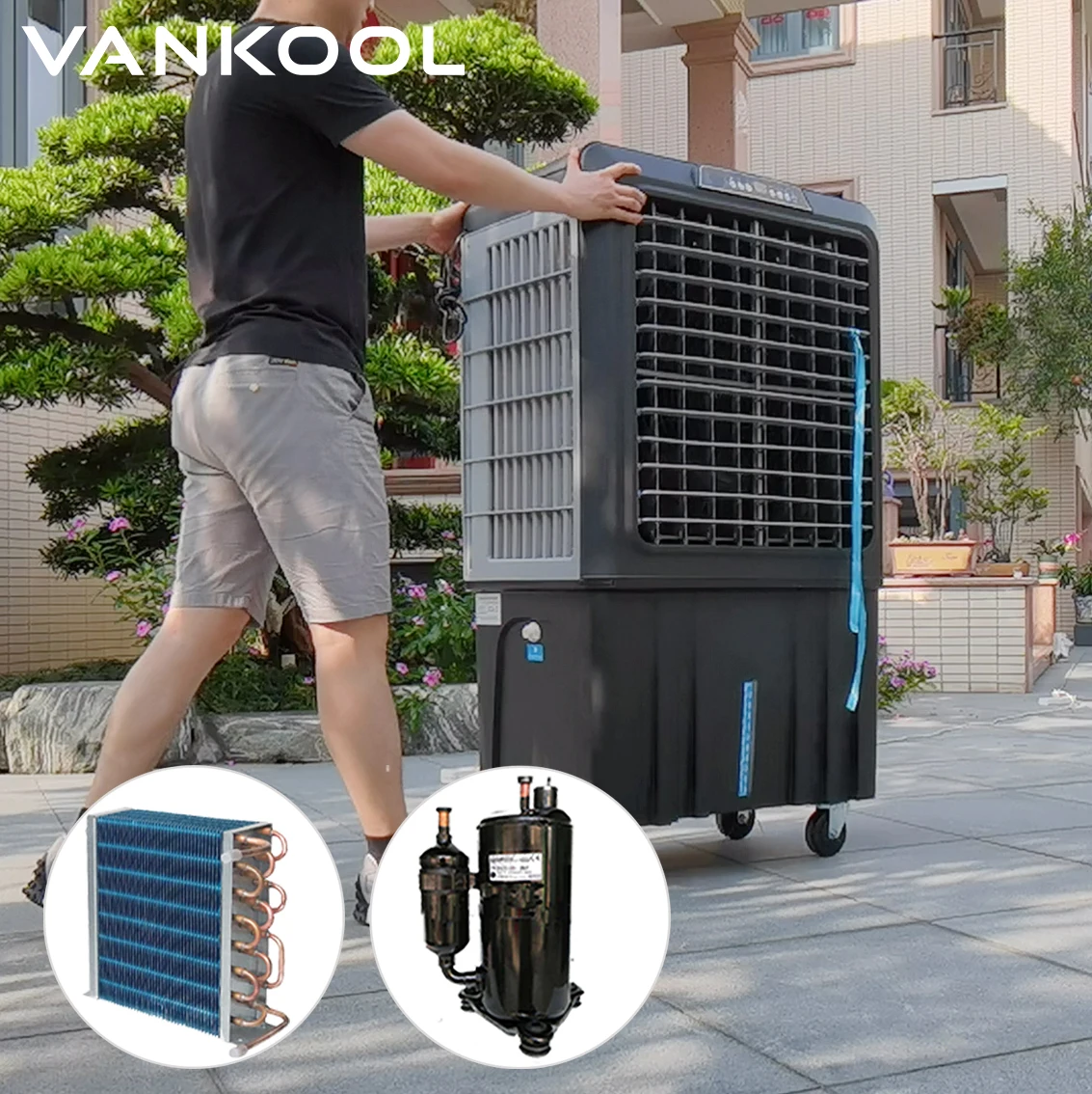 Переделанный вентилятор кондиционера VEAC портативный передвижной испарительный кондиционер кондиционеры