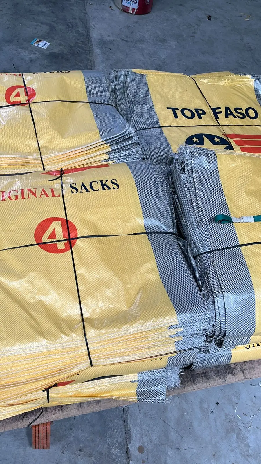 Top quality polypropylene bag 20kg 25kg 50kg empty pp woven sand bag