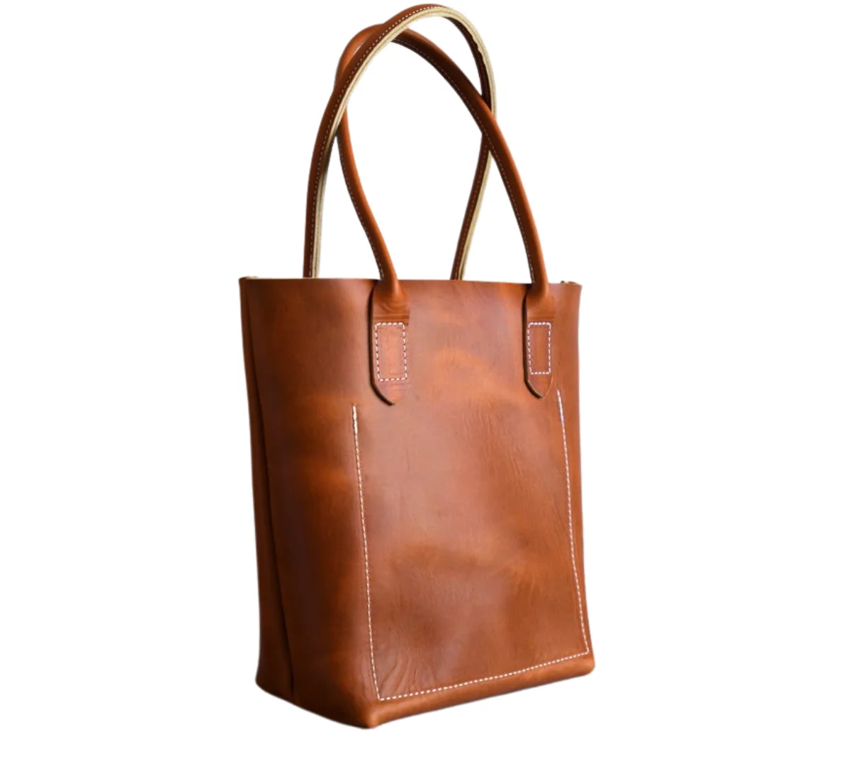 Wholesale large capacity reusable Leather Tote Bag For Women DIY Your Creative Design Genuine Leather Tote Bag For Women