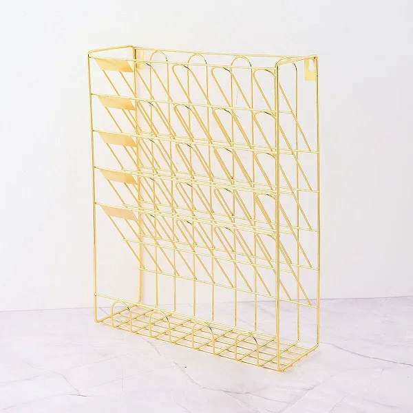 Latest Book Newspaper Magazine Display Wall Hanging Racks For Living Room Decor Customized Designer Racks & Holder For Sale
