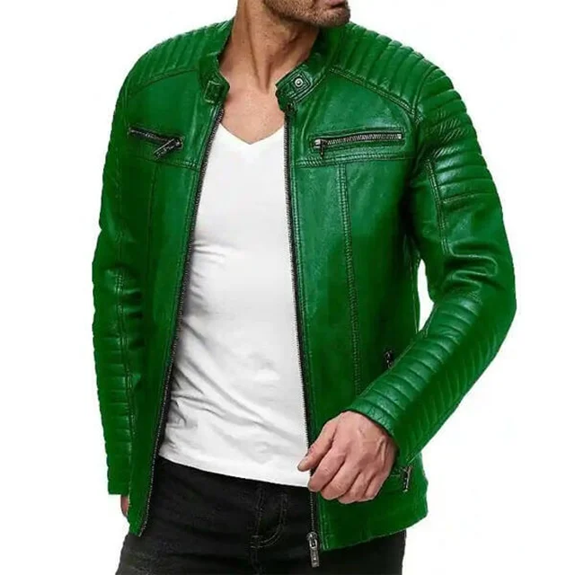 Leather Jacket - Factory design OEM winter clothing leather jackets