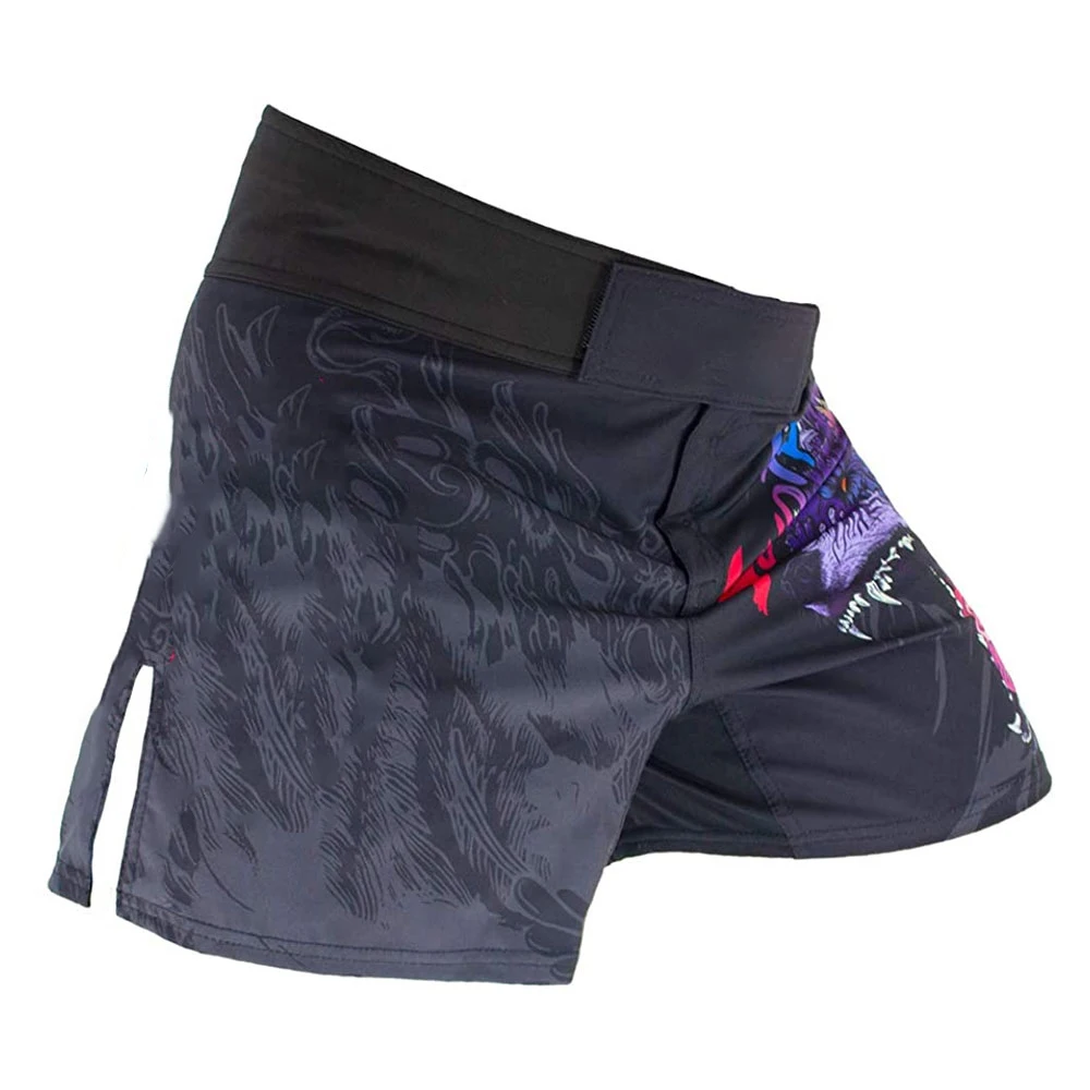 New Arrival Gym Yoga Fitness Wear MMA Shorts Top Quality Custom Logo Sublimated Gym Exercise MMA Shorts For Men